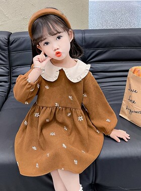 GBUBG女童2026秋冬季新款连衣裙