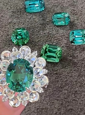 天然阿富汗蓝绿碧玺拉贡Lagoon卢比莱粉色薄荷绿碧玺戒指吊坠18k