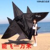 能飞一万米进口高档巨型5D战斗机成人儿童大型大人专用风筝黑飞机