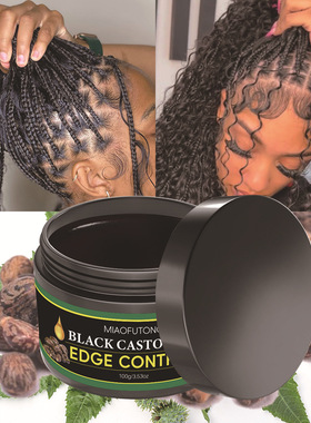 Hair Wax Stick Black Castor Oil Edge Control Styling Gel