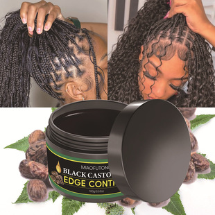 Hair Wax Stick Black Castor Oil Edge Control Styling Gel