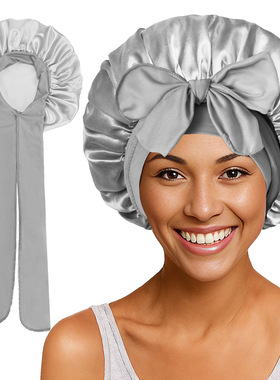 New Sleeping Hat Hair Head Cover Bonnet Turban Cap护发浴睡帽
