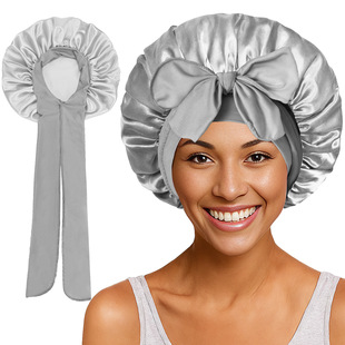 New Sleeping Hat Hair Head Cover Bonnet Turban Cap护发浴睡帽