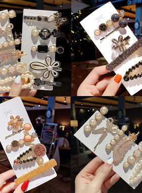 Hair Clip Girl Hair Accessories Crystal Pearl Hair Pin Women