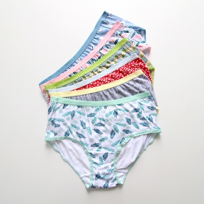 外贸女士三角裤莫代尔夏薄全棉裆