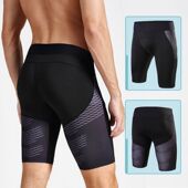 篮球打底裤 鲨鱼裤 田径马拉松骑行运动半弹短裤 跑步紧身裤 男压缩裤