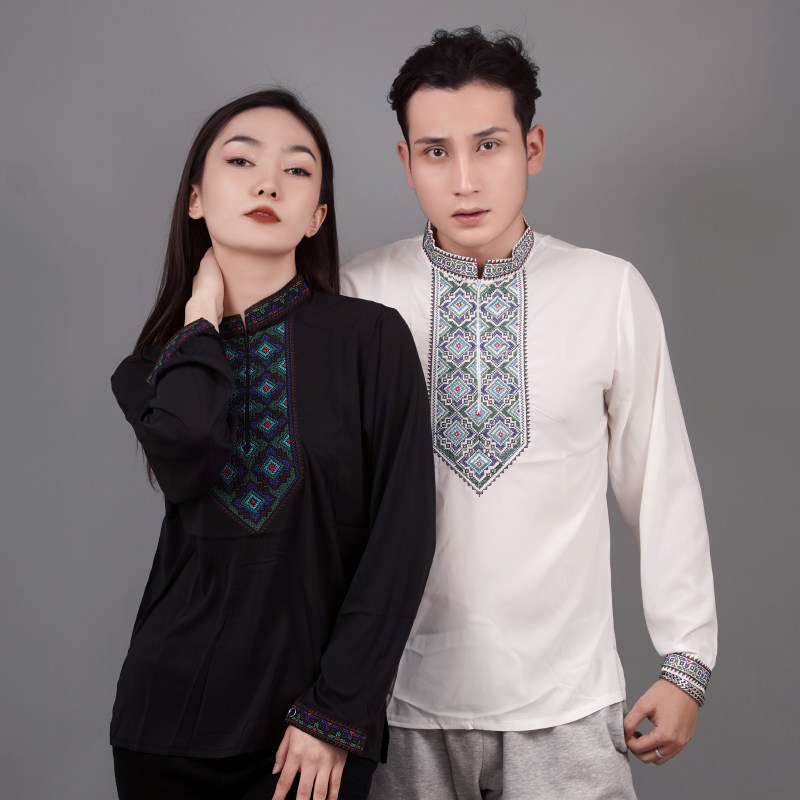 新疆维吾尔族清凉透气长袖t恤