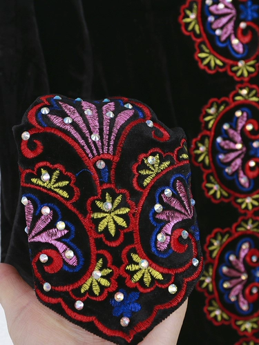 Синьцзян танцевальные исполнения костюмы для женских танцевальных костюмов для взрослых танцевальных пальто Uyghur для танцевальных топов Синьцзян.