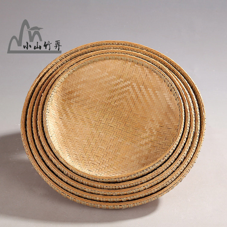 精品竹匾 无孔竹匾/有孔竹筛 圆簸箕 收纳筐 水果小圆盘 竹编制品,特色手工艺,其他特色工艺品,淘宝优惠券,粉丝福利购,淘宝优惠卷