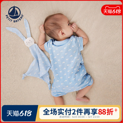 petitbateau纯棉婴幼儿套装