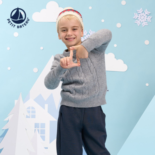 Petitbateau小帆船毛衣针织衫