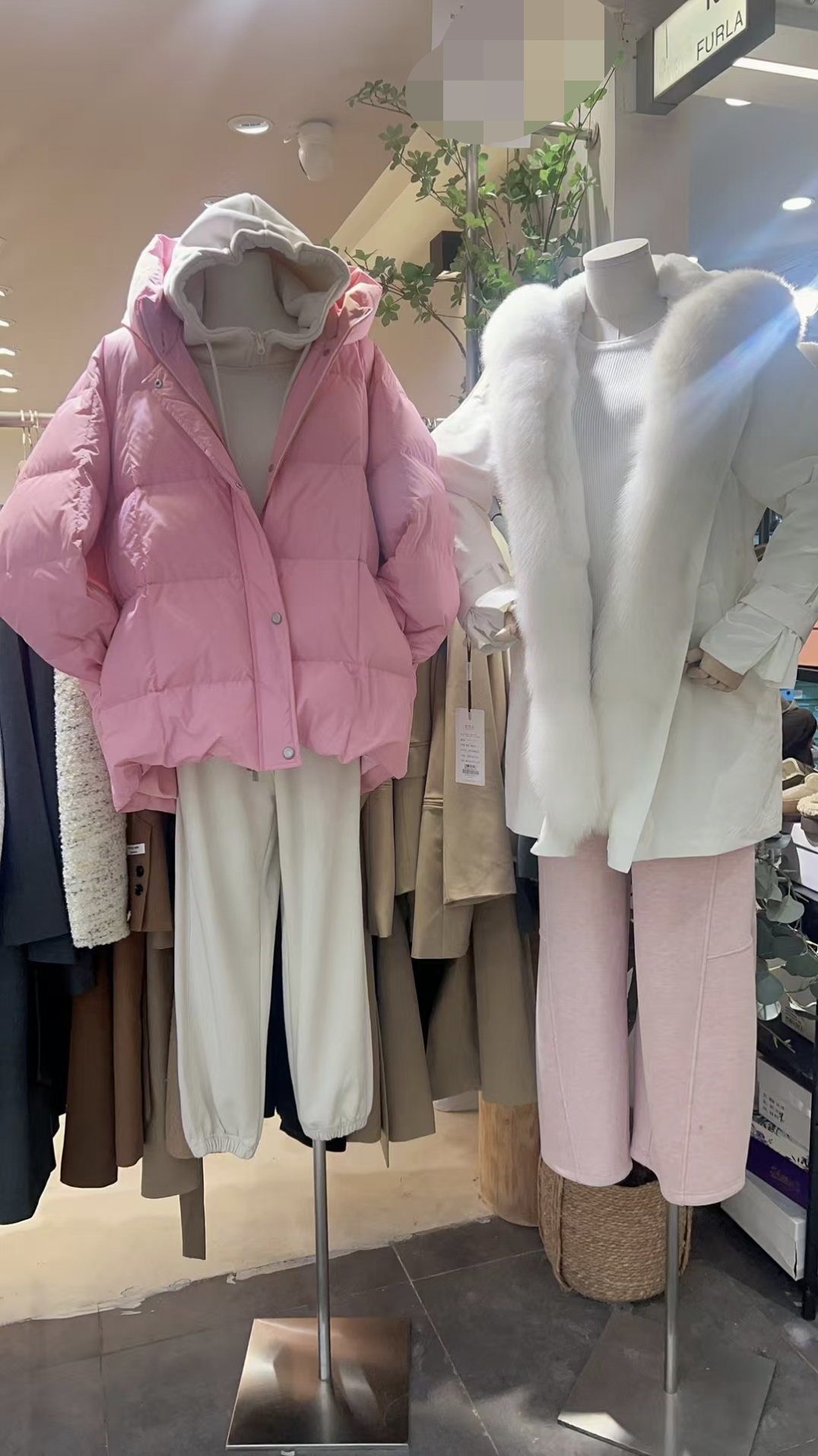 feiyashi韩国秋冬新款羽绒服女短款时尚洋气宽松加厚面包服