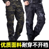 Камуфляжные весенние летние дышащие износостойкие штаны для работы