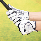 高尔夫球女士手套手心硅胶防滑耐磨透气舒适运动左右双手韩国GOLF