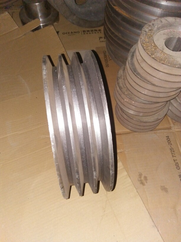 国标加厚三槽B型三角电机皮带轮