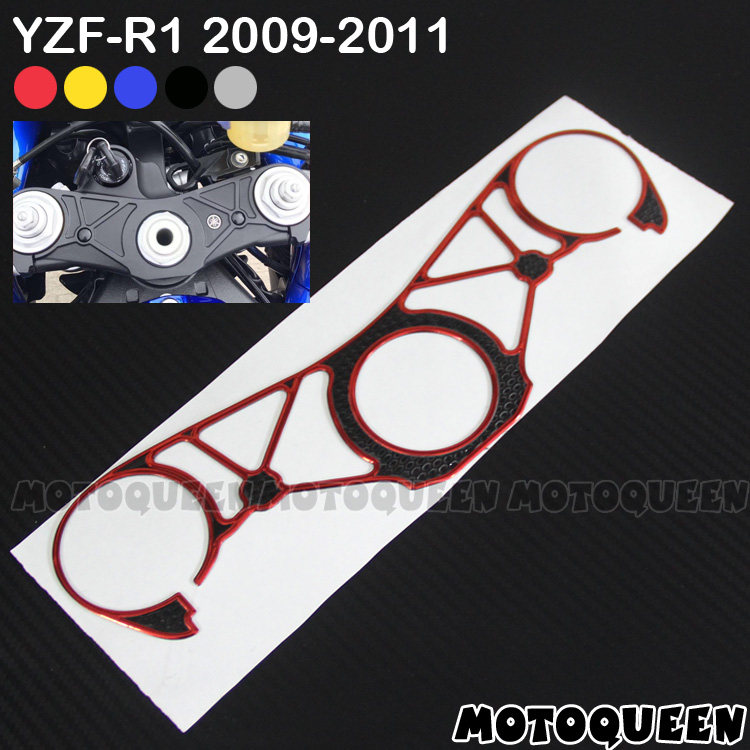 适用雅马哈YZF-R1摩托车装饰油箱上联板贴花三星贴纸2004-2020年