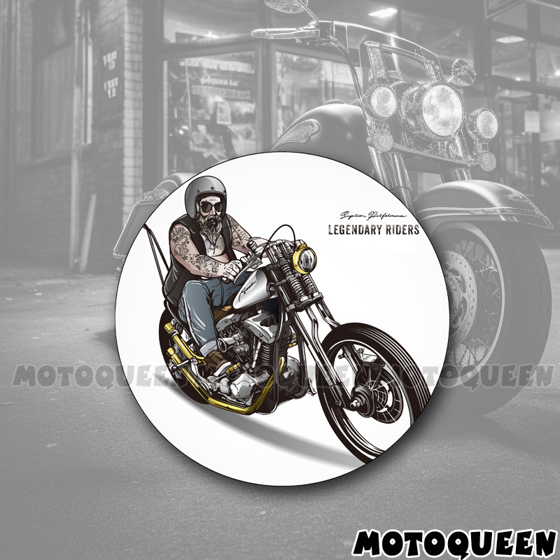 摩托车贴花MOTOQUEEN油箱复古