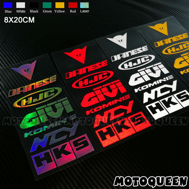 适用铃木雅马哈R1川崎跑车地平线摩托车装饰车身头盔贴花反光贴纸