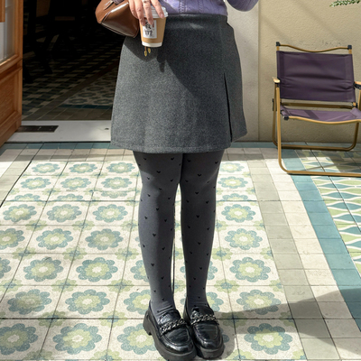 设计感开叉裙裤高腰显瘦半身裙