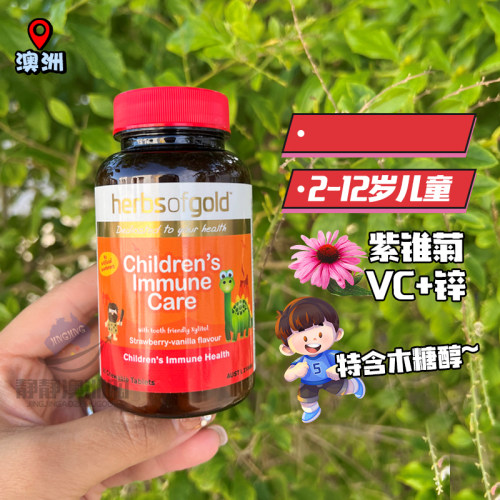 HerbsofGold儿童免疫力片紫锥菊