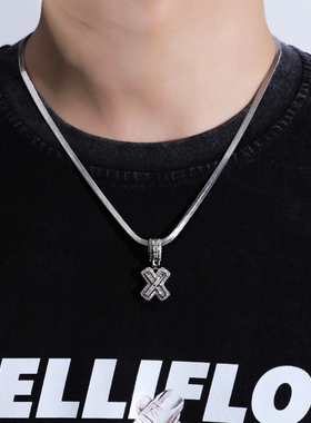 钛钢蛇骨链情侣字母定制