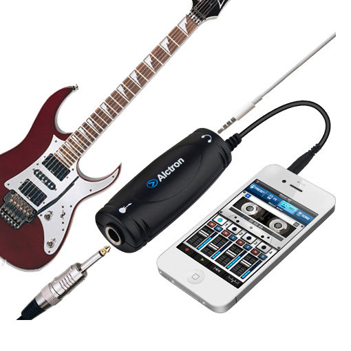 吉他连手机录音 吉他手机内录 耳机监听 吉他音频接口 支持苹果