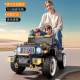 儿童电动越野可坐大人宝宝双座遥控汽车小孩四驱摇摆车婴幼电瓶车