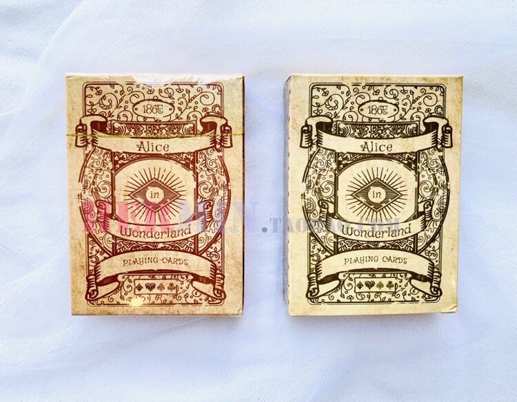 复古创意扑克牌外贸收藏爱丽丝梦游仙境卡牌alice wonderland游戏