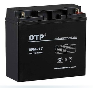 OTP蓄电池12V17AH  OTP蓄电池6FM-17 铅酸免维护蓄电池