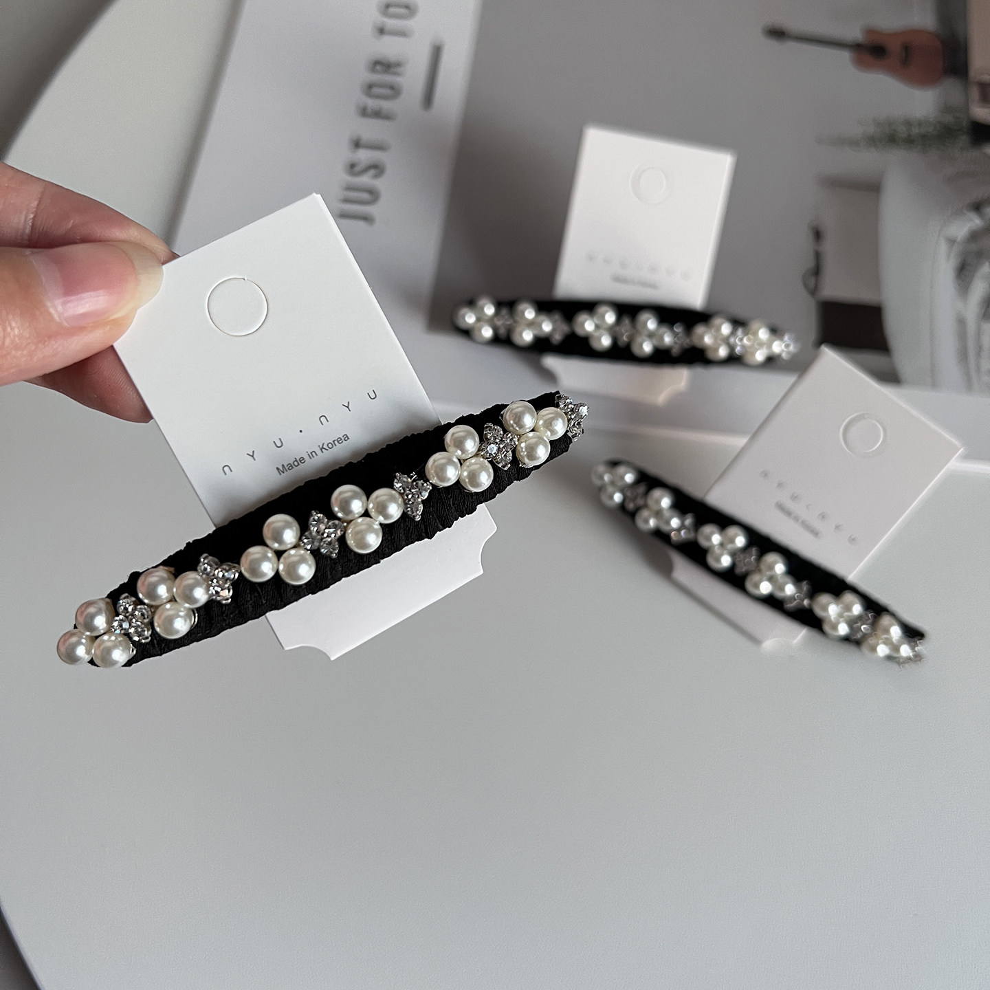 珍珠水钻一字夹压发发夹女轻奢简约时尚甜美掰掰夹发夹刘海夹发饰,饰品/流行首饰/时尚饰品新,发饰,淘宝优惠券,粉丝福利购,淘宝优惠卷