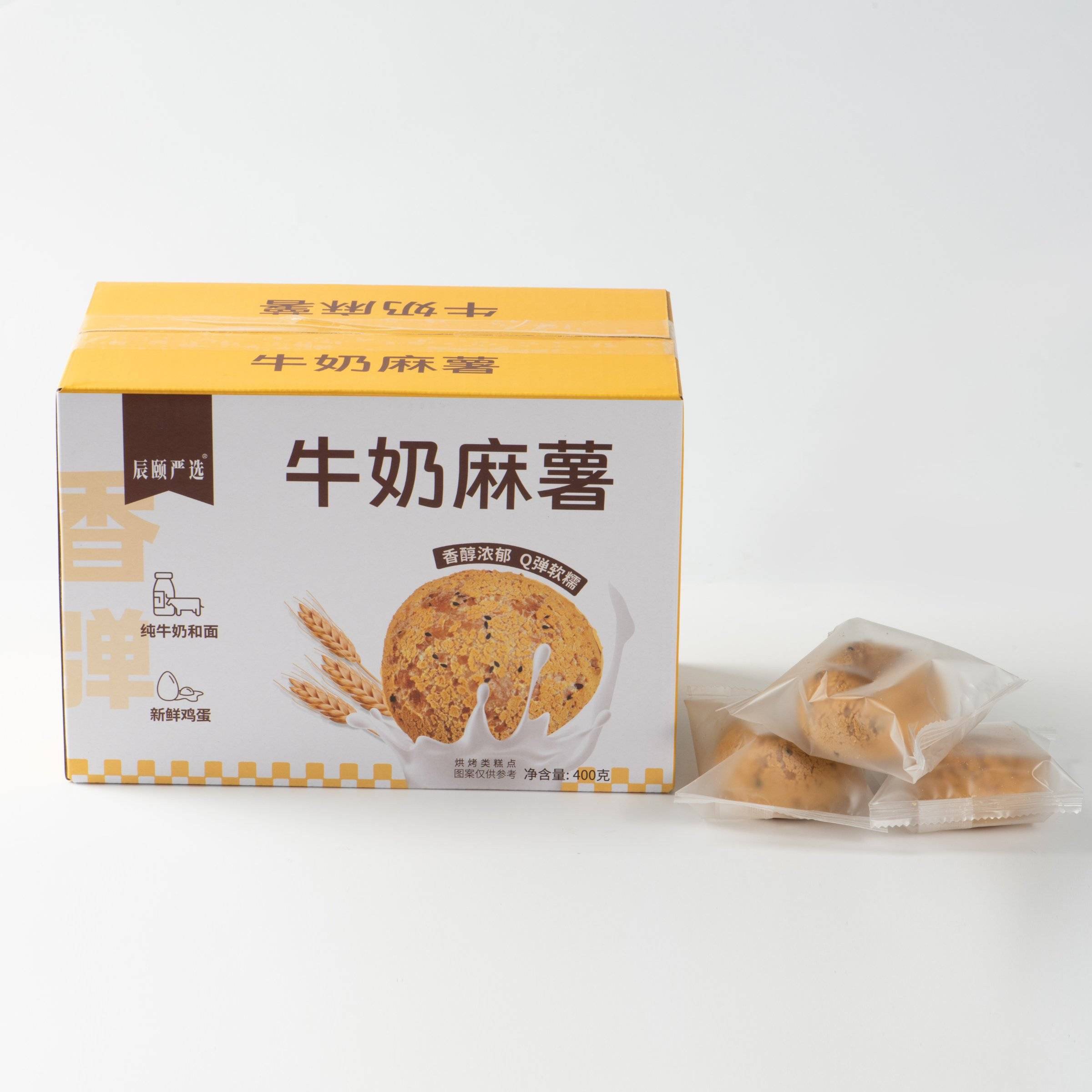 辰颐物语牛奶麻薯奶400g图片