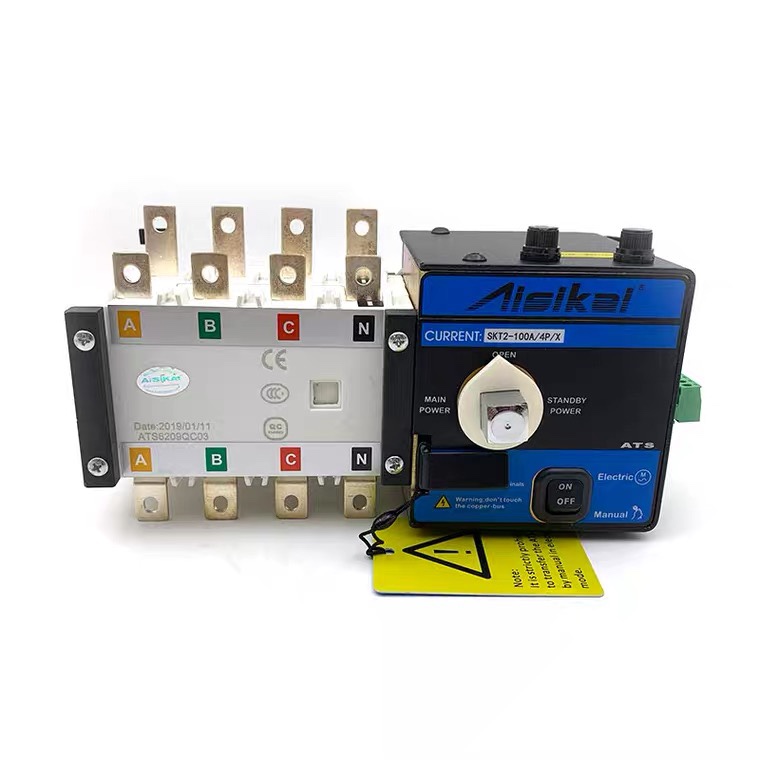 AISIKAI爱斯凯发电机组控制器智能ATS双电源 SKT1-630/4P切换开关