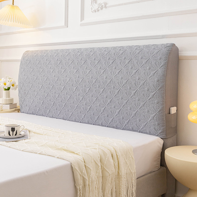 新款全包床头罩通用加高夹棉盖布软包木床靠背高档布艺万能保护套,居家布艺,床头罩,淘宝优惠券,粉丝福利购,淘宝优惠卷