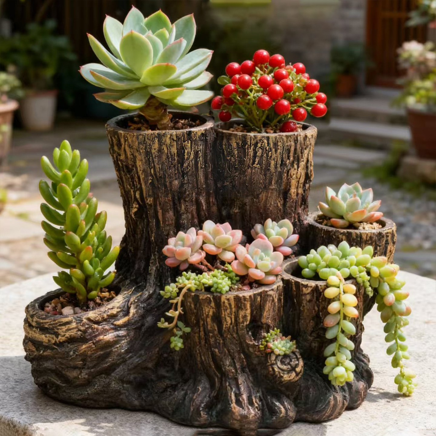 多口径花盆多肉树脂户外庭院阳台