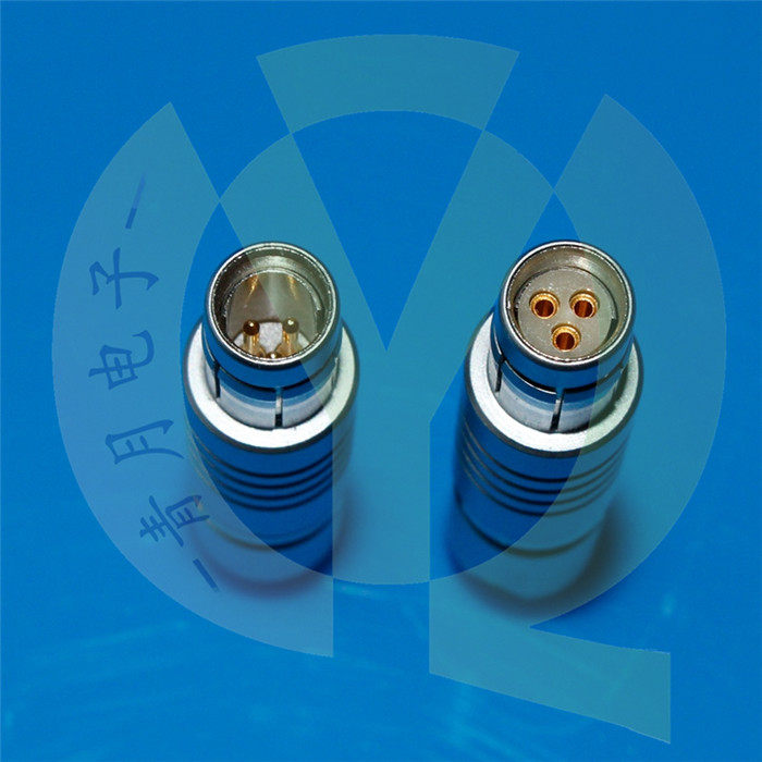 odu欧度fischer费舍尔连接器0f 1f半圆片对位插头4 6 7 9芯接插件