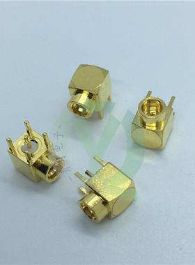 SMP-JWHD SMP-JWE SMP公头五脚弯插 SMP公RF微波同轴焊板直角插座