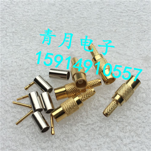 MCX-K-1.5同轴线缆RG174 316馈线接头 MCX母头50-1.5射频RF连接器