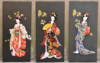 日本艺妓人偶版画日式浮世绘立体挂画无框画家居装饰画人物画