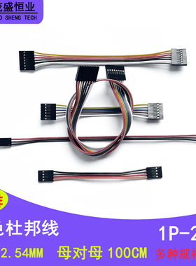 杜邦线彩排线单排双头母对母100CM1米长1P2P3P45678/9P10P16P-20P