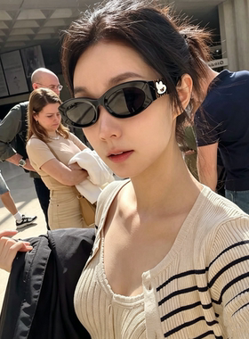 CBENJO/好看！miu系露丝同款11W太阳镜富家千金廓形防紫外线墨镜