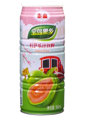 台湾泰山红芭乐汁960ml/罐宝岛果乡红番石榴汁大罐风味饮料聚餐