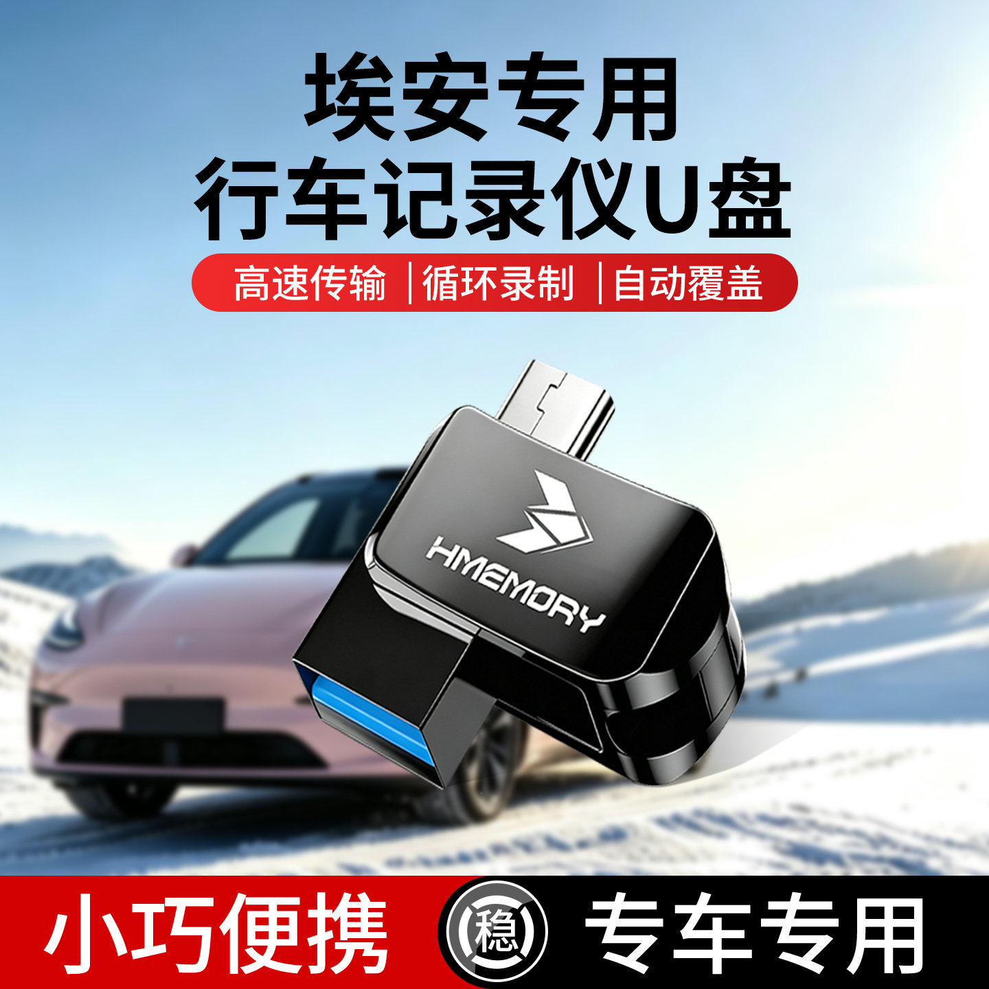 埃安rt记录仪+哨兵内存卡U盘USB