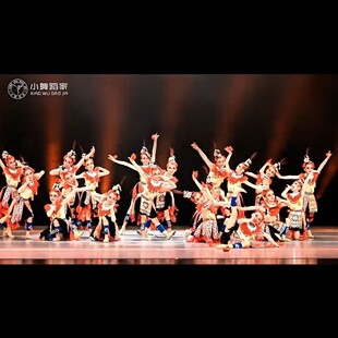 新款儿童三月三民族舞蹈服苗族女童锦鸡炫美舞蹈演出服艺考表演服