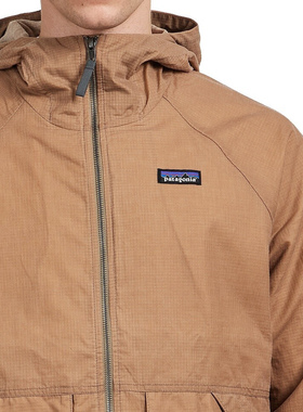 新款巴塔复古咔叽油蜡棉夹克风衣连帽外套男女款Patagonia 26835