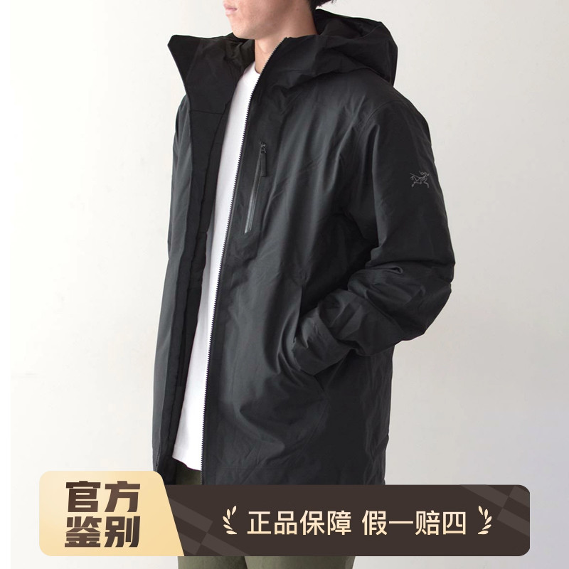 现货始祖鸟棉衣抗湿可拆卸帽兜