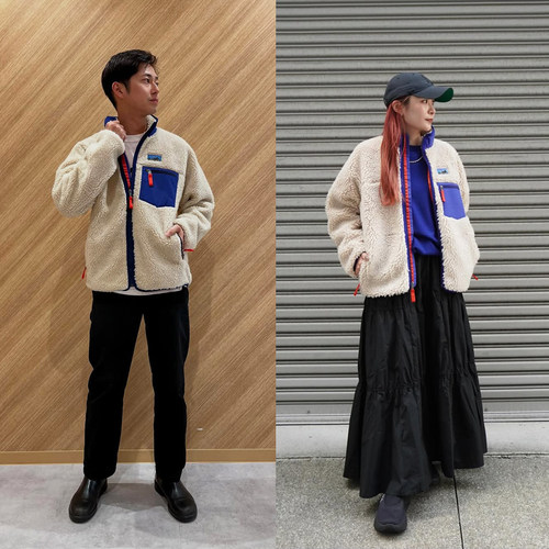 25新款木村拓哉同款经典复古抓绒