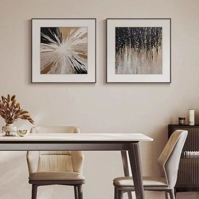 现代简约餐厅艺术挂画卧室家居抽象高级客厅沙发背景墙装饰画