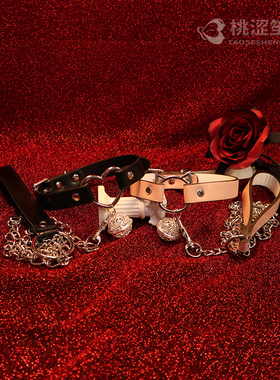 猫咪铃铛项圈女颈脖环choker锁骨链小众套装K9爱心项链puppy小圈