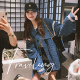 港风复古设计感牛仔外套女2025年春季新款小个子宽松显瘦短款上衣,女装短外套,婷丫丫, 港风复古设计感牛仔外套女2025年春季新款小个子宽松显瘦短款上衣,女装短外套,婷丫丫,