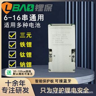正品 60A磷酸铁锂 锂保24 48V锂电池保护板电动车电动船电钻电池30